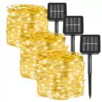 Catena Luminosa Solare da Giardino con 8 Modalità - Impermeabile per Esterni