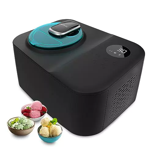 Gelateria Cecotec Gelacy 1200 Touch: Macchina per Gelato con Compressore da 1,2 L