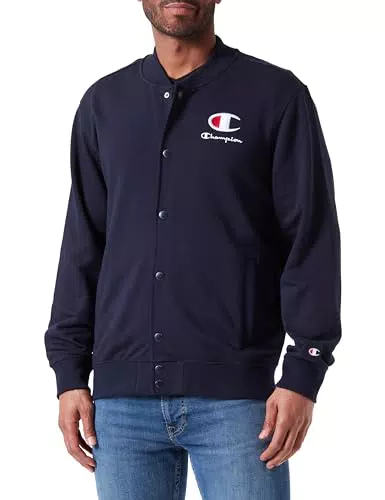 Champion Legacy Icons Plus - Felpa Bomber Uomo Heavy Spring Terry