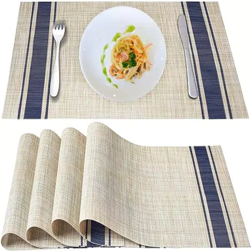 Set di Tovagliette Lavabili Antiscivolo 45 x 30 cm