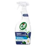 Spray Detergente Bagno Anticalcare Cif, Profumo Gelsomino, 100% Fragranza Biodegradabile