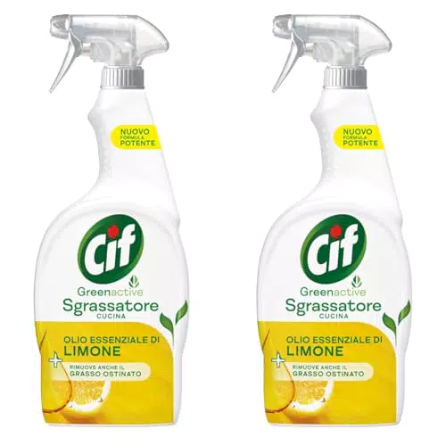 Cif Sgrassatore Universale con Olio Essenziale di Limone per Cucina