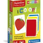 Clementoni Carte Colori Montessori 2 Anni - Gioco Educativo Made in Italy