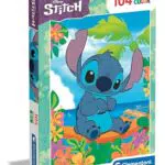 Clementoni Puzzle Disney Supercolor Stitch - 104 Pezzi per Bambini 6 Anni