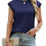 CMTOP Maglietta Donna Manica Corta Casual Girocollo T-Shirt Basic Elegante
