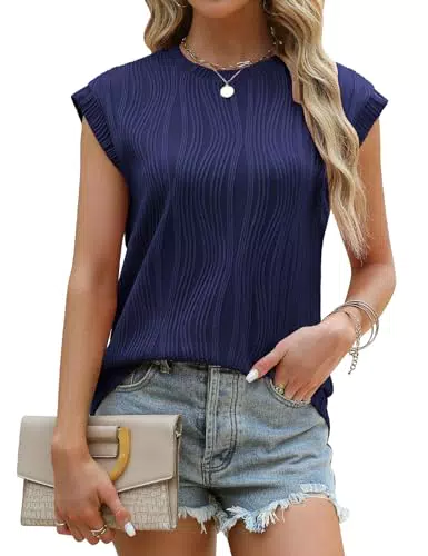 CMTOP Maglietta Donna Manica Corta Casual Girocollo T-Shirt Basic Elegante