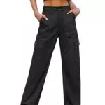CMTOP Pantaloni Cargo Donna Comodi per Jogging e Fitness Casual Streetwear