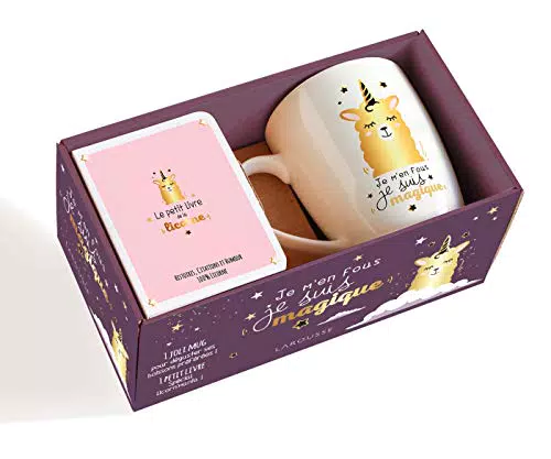 Coffret Je m'en fous, je suis magique: Il piccolo libro della licorne con tazza