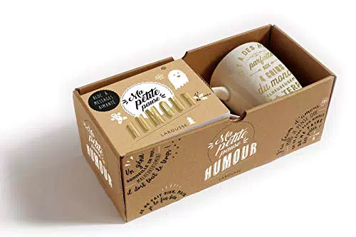 Coffret Ma Petite Pause Humour: Mug e Blocco a Messaggi Magnetico