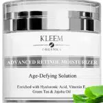 Crema Viso Antirughe con Acido Ialuronico, Retinolo e Collagene - Miglior Trattamento per Rughe e Macchie Scure - 50ml