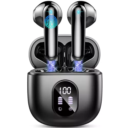 Cuffie Bluetooth 5.3 HiFi con Cancellazione Rumore e Impermeabilità IP7