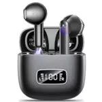Cuffie Bluetooth 5.3 con 4 Microfoni e Cancellazione Rumore - Impermeabili e Wireless