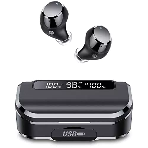 Auricolari Bluetooth 5.3 con Display LED e Cancellazione Rumore