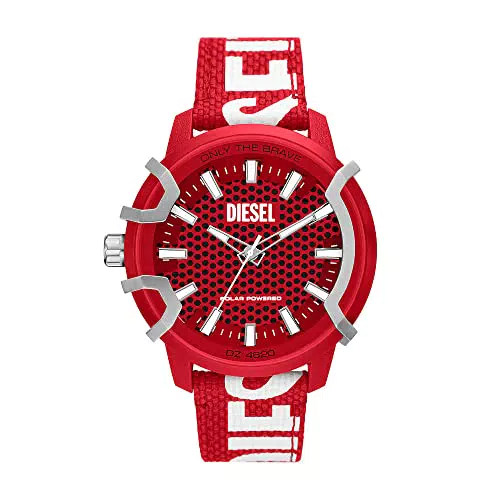 Diesel Orologio da Uomo Movimento a Tre Lancette Energia Solare DZ4620