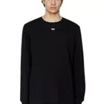 Diesel T-Just LS D - Maglietta a Maniche Lunghe Senza Collo Uomo
