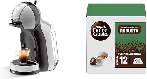Krups Dolce Gusto Mini Me Macchina per Caffè Espresso Automatica + 90 capsule Caffè Robusta