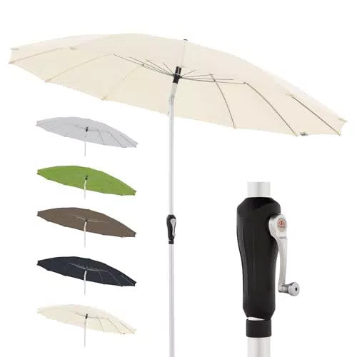 Doppler Ombrellone da Giardino con Manovella e Inclinazione Versatile