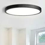 EDISHINE Plafoniera LED 18W Rotonda Piatta per Bagno, Cucina e Ufficio
