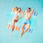 Eocooy Amaca Gonfiabile 4 in 1 per Piscina e Mare - Poltrona Gonfiabile per Adulti