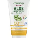 Equilibra Crema Solare Bambini SPF 50+ con Aloe Vera e Vitamina E, 150 ml