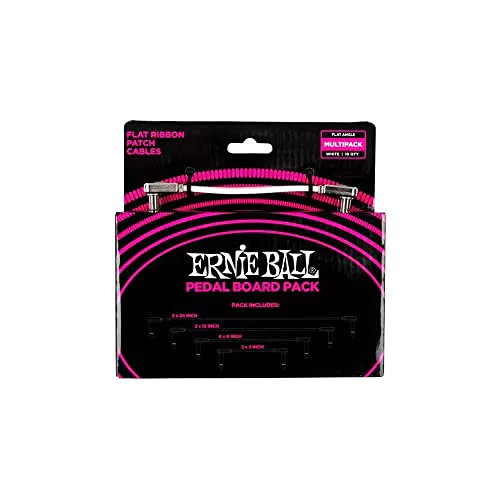 Ernie Ball - Cavo patch piatto a nastro per pedaliera