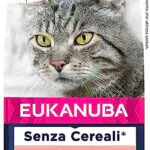 Eukanuba Cibo Secco Grain Free per Gatti Anziani Ricco di Salmone