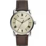 Fossil Orologio Copeland da Uomo con Movimento al Quarzo e Cassa in Acciaio Inossidabile con Cinturino in Pelle