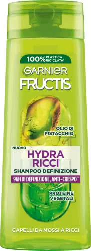 Garnier Fructis Shampoo Definizione Anti-Crespo per Capelli Mossi e Ricci
