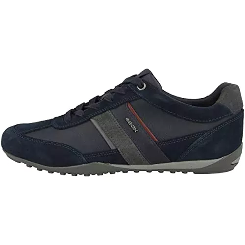 Sneakers Uomo Geox U Wells C Blu/Rosso