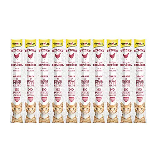 GimCat Sticks Pollame - Barrette morbide senza zuccheri e ricche di carne