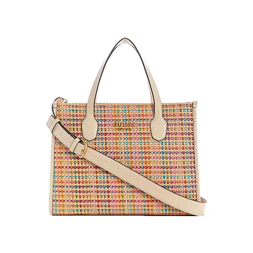 GUESS Silvana Tote a Due Scomparti - Borsa Elegante e Versatile
