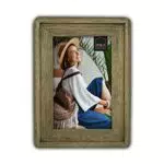 Haes Deco - Cornice per Foto in Legno 10x15 con Supporto a Parete
