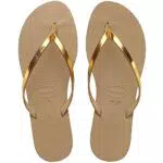 Havaianas Infradito Donna Metallic Beige