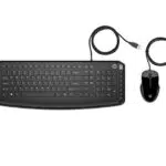 HP Pavilion Tastiera e Mouse USB con Tasti Multimediali e Design Sottile