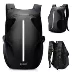 HYC00 Zaino moto impermeabile per casco e laptop, ideale per viaggi e scuola