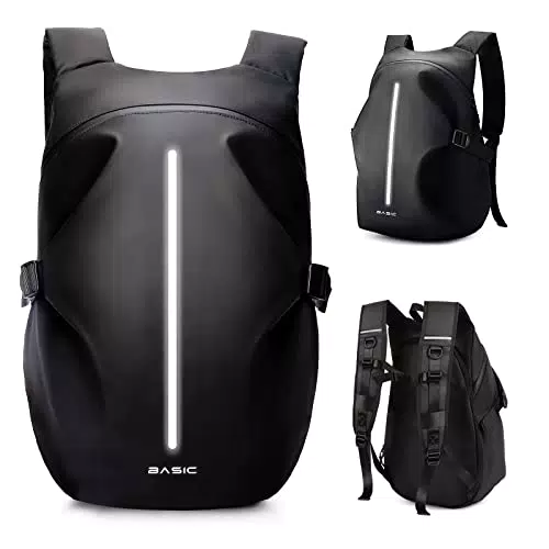 HYC00 Zaino moto impermeabile per casco e laptop, ideale per viaggi e scuola