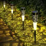 Lampada Solare da Giardino IEEILULU IP65 Bianco Caldo