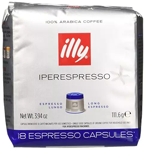 Illy Caffè Espresso Iperespresso Lungo in Capsule - 108 Capsule Totali