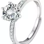 Anello Donna Argento 925 Regolabile con Zirconia Cubica - Gioielli JeweBella