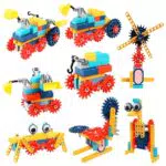 Blocchi da Costruzione Tecnica Elettrica RC Robot Giocattolo per Bambini Prescolari