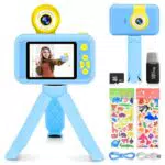 Macchina Fotografica Digitale per Bambini con Schermo 2.4, Videocamera HD 1080P e Scheda SD da 32 GB
