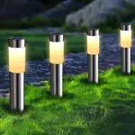 Luci Solari da Giardino Joomer LED Bianco Caldo Impermeabile Esterno