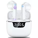 Kauguo Cuffie Bluetooth 5.3 con Cancellazione Rumore e Display LED, Impermeabili IP6