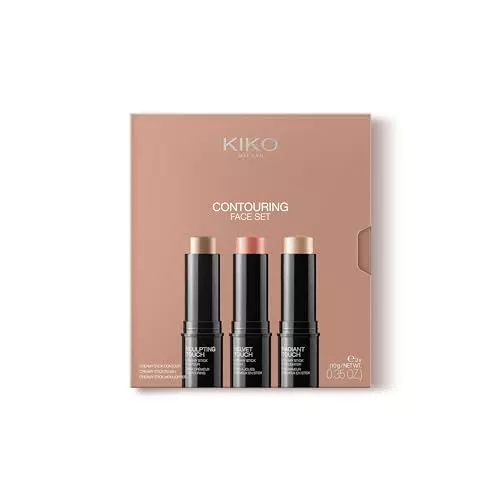 KIKO Milano Contouring Face Set - Kit Makeup per Contorno, Fard e Illuminante