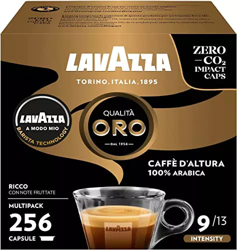 Lavazza Capsule A Modo Mio Qualità Oro - Caffè d'Altura Arabica Intensità 9