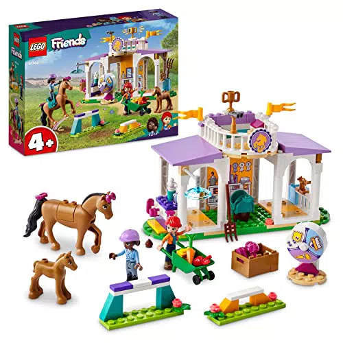 LEGO Friends Scuderia Cavalli Giocattolo con Pony e Bamboline - Regalo per Bambini dai 4 anni