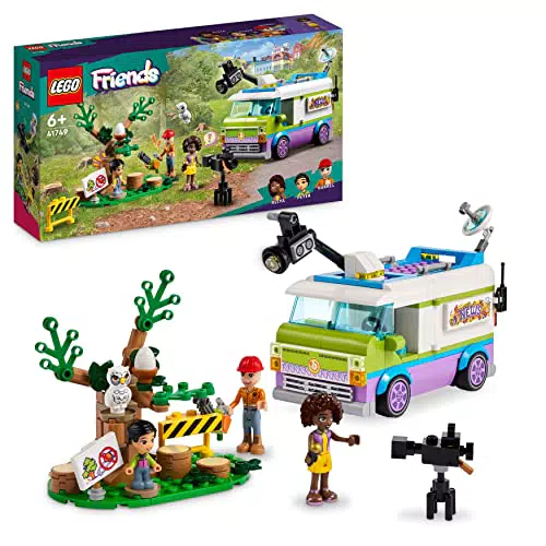 LEGO Friends Furgone Troupe Televisiva: Camion Giocattolo per Bambini dai 6 Anni