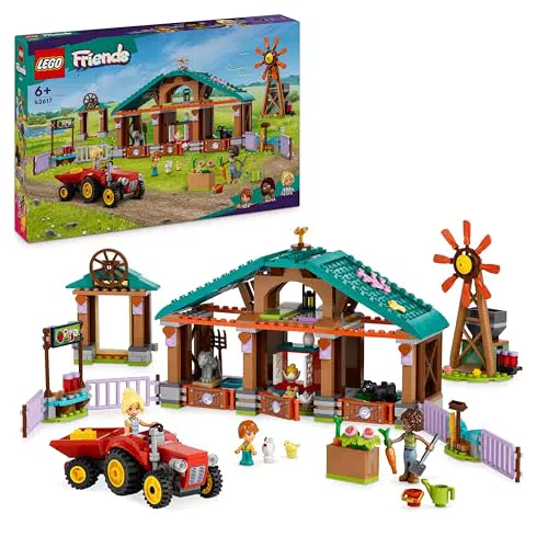 LEGO Friends Il Santuario degli Animali della Fattoria - Giocattolo da Costruire con Trattore, Mulino e Personaggi - Giochi per Bambini dai 6 Anni - Idee Regalo