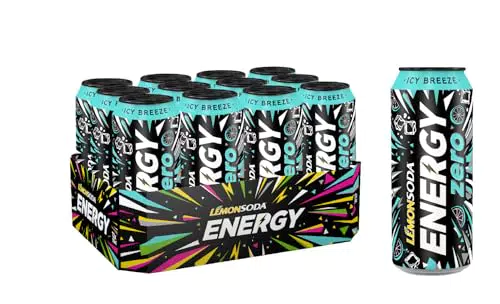 Lemonsoda Energy Drink Zero Zuccheri con Taurina e Vitamine