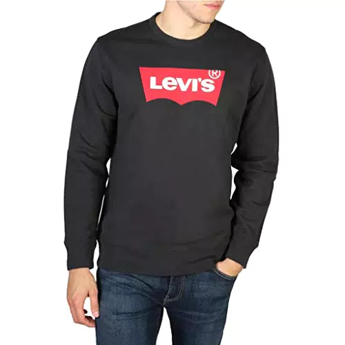 Levi's Graphic Crewneck Uomo - Maglione Casual con Logo Housemark